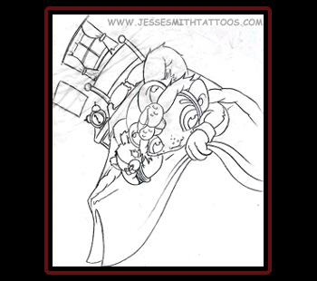 Tattoos - Craola Collaboration (Step 1, Sketch 2) - 17124