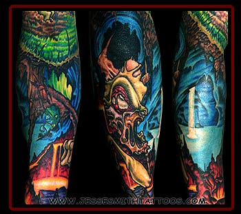 Tattoos - Demon Half - 17097