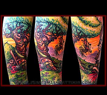 Tattoos - Little Tyler Tree - 24800