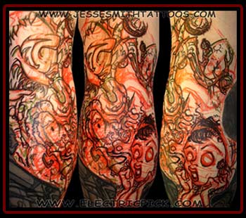 Tattoos - Pick Collabo Freehand Pre-Sketch - 17126