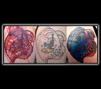 Tattoos - Stitched Heart - 7237