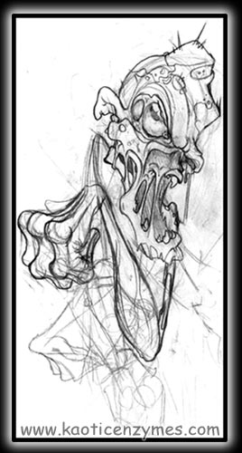 Comments Sketch for Zombie Sleeve Keyword Galleries Archive Original Art