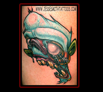 Tattoos - Zombie Head - 17108
