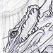 Tattoos - Sewer Gator - 17142