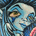 Tattoos - Gothic Mermaid - 17113