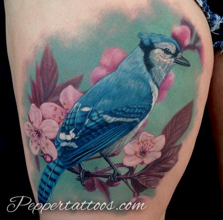 Pepper - Blue Jay Tattoo