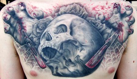 Tattoos - Skull n scalpels - 56780