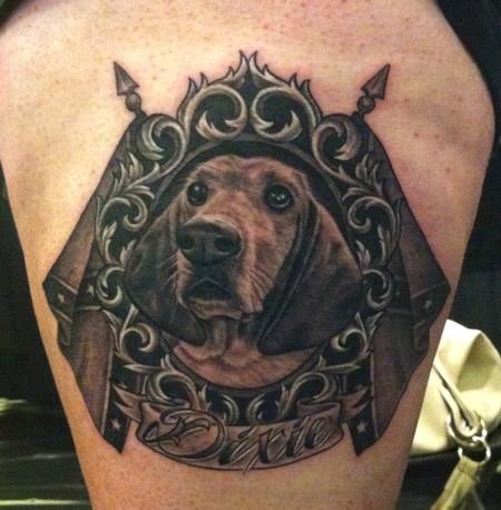 Tattoos - Basset Hound Portrait - 70156