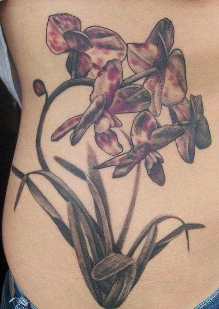 Tattoos - Orchid Tattoo  - 60321