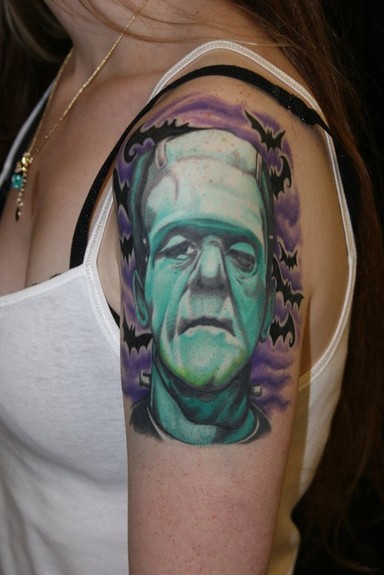 Tattoos - Tomi Sjard - Frankenstein Tattoo