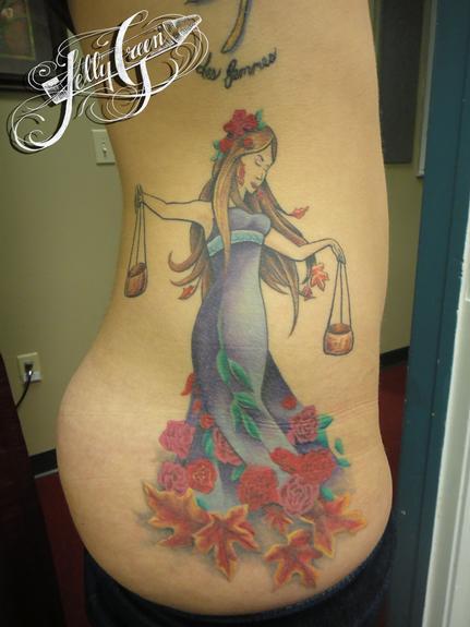 Looking for unique Kelly Green Tattoos libra woman