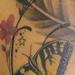 Tattoos - feather pen with butterflies - 58619
