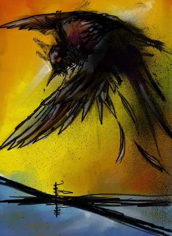 Tattoos - Crow - 26423