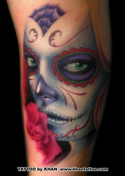 dead tattoo. Day of the Dead Tattoo