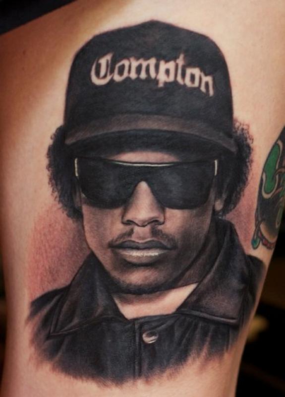 Eazy E Tattoo Design | eazy e portrait tattoo by mick squires tattoonow Eazy E Tattoo Design | eazy e portrait tattoo by mick squires tattoonow