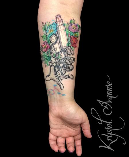 Tattoos - Vintage Microscope - 128801