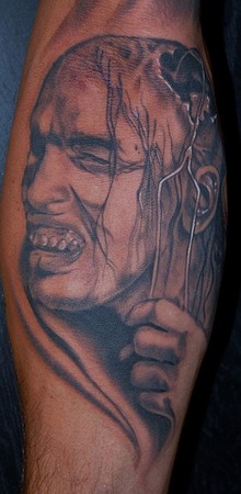 Marvin Silva - Horror movie tattoo