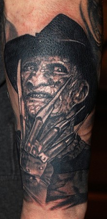 Marvin Silva - Freddy Krueger Tattoo