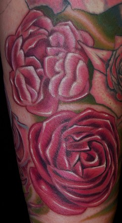 Marvin Silva - Flowers Tattoo