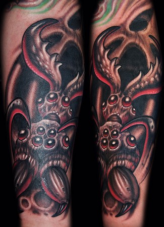 Tattoos - Custom Spider Tattoo - 44549