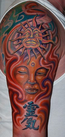 Tattoos - Custom Buddha Tattoo - 45535