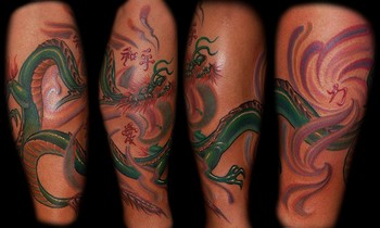 Tattoos - Custom Dragon Tattoo - 45579