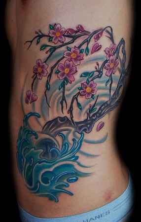 Marvin Silva Cherry Blossom Tree Rib Piece