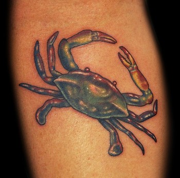 Marvin Silva - Crab Tattoo