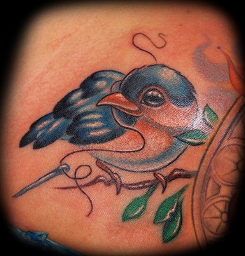 Bird Tattoo Placement Shoulder Comments This was a quick and fun walkin