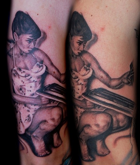 Tattoos - Audrey Hepburn Portrait - 51228
