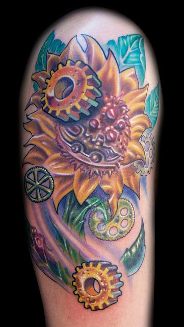 Sunflower Tattoo Sleeve