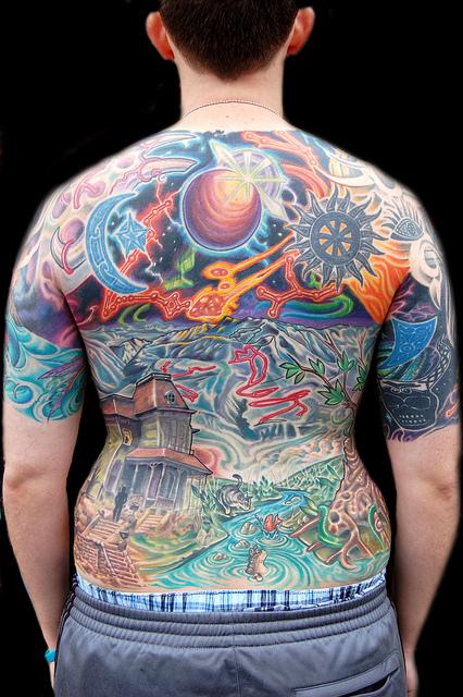 Tattoos - Chuck's Back Tattoo - 57355