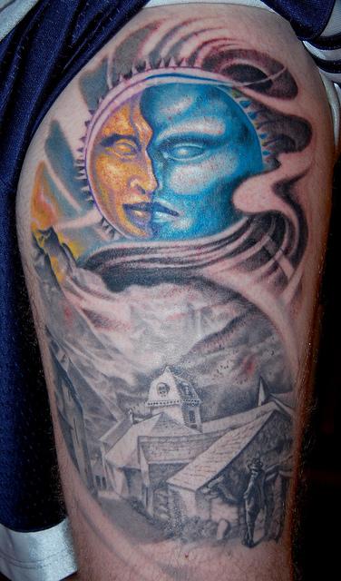 Tattoos - Sun Moon Tattoo - 58121