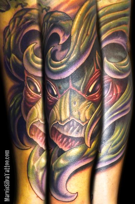 Marvin Silva - Bio Turtle Gargoyle Tattoo