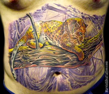 Tattoos - Leopard Tattoo - 68035