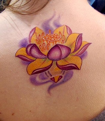 Marvin Silva Lotus Flower Tattoo
