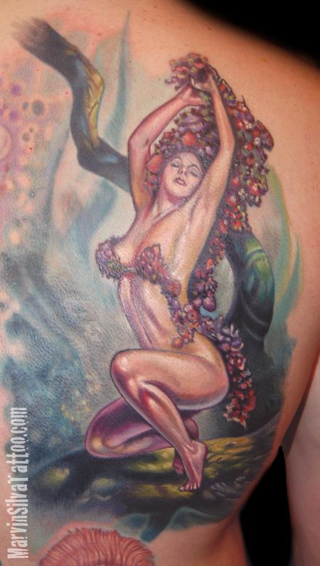 Marvin Silva - Boris Vallejo Painting Tattoo