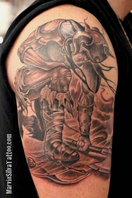 Marvin Silva - Custom Viking Tattoo