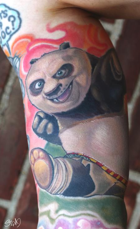 Marvin Silva - Kung Fu Panda Tattoo