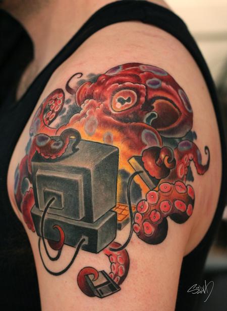 Tattoos - Tom's Octopus Tattoo - 95306