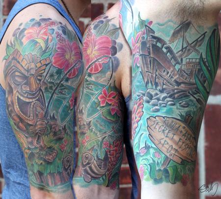 Tattoos - Matt's Tiki Tattoo - 95298