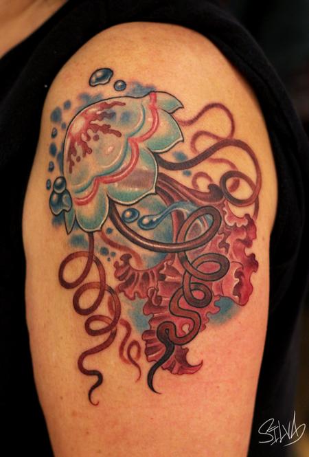 Marvin Silva - Jellyfish Tattoo