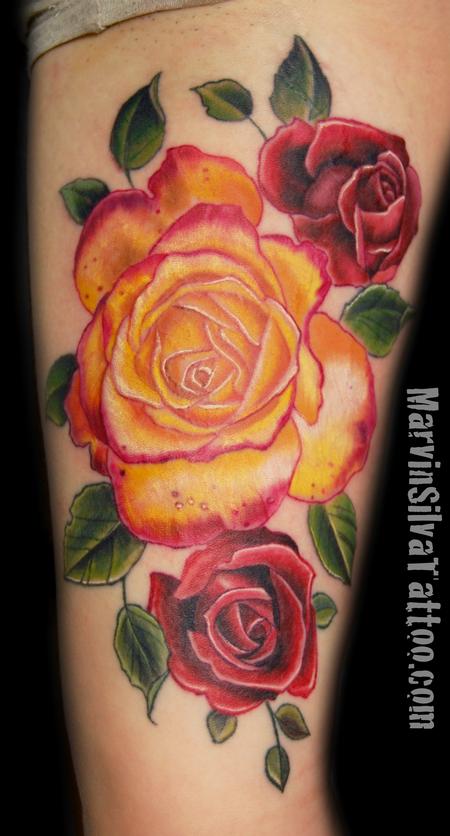 Tattoos - Roses Tattoo - 73893