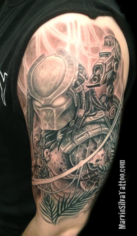 Marvin Silva - The Predator Tattoo