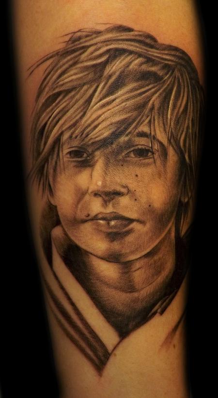 Tattoos - Portrait of younger brother - 67043