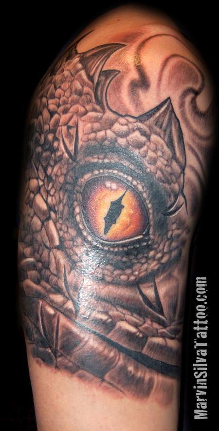 Tattoos - Dragon Eye Tattoo - 75634