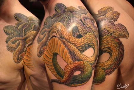 Tattoos - Custom Hydra Tattoo - 115749