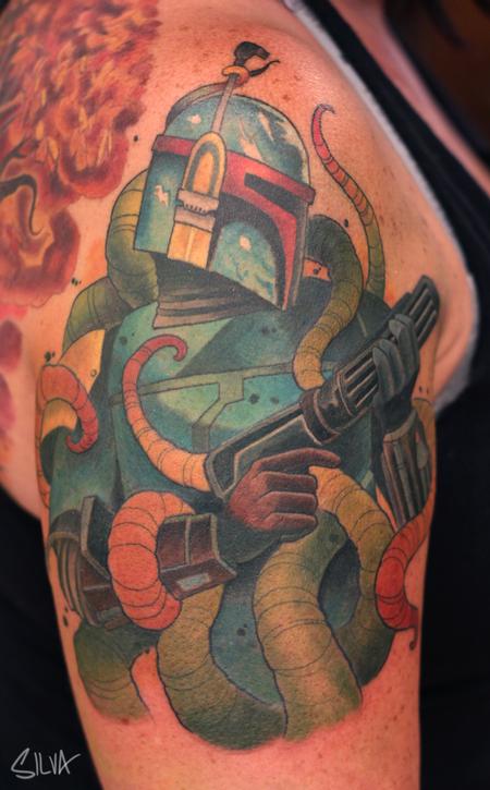 Tattoos - Custom Boba Fett Tattoo - 109001