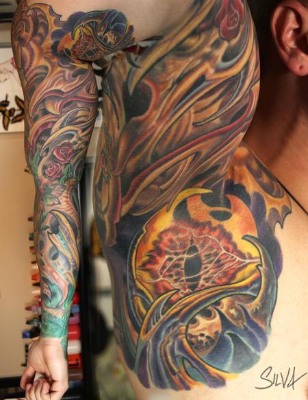 Marvin Silva - Custom Bio Organice Sleeve Tattoo