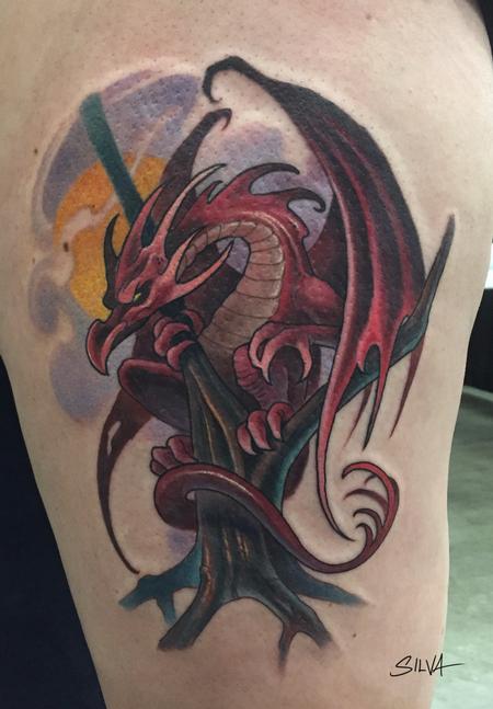 Marvin Silva - Custom Dragon Tattoo